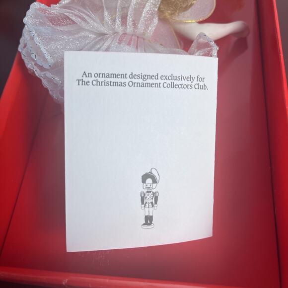 Christmas Ornament Collectors Club Porcelain Jingle Bell & Sugar Candy Fairy Lot - Picture 9 of 16